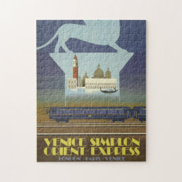 Quebra-cabeça Viagens vintage Veneza Orient Express Poster
