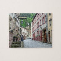 Vianden, cena da rua do Luxemburgo