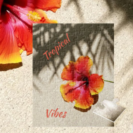 Quebra-cabeça Vibes tropicais Hibiscus