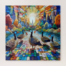 Quebra-cabeça Vibrante - Vidro Mantido