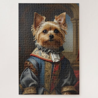 Quebra-cabeça Victorian Yorkshire Terrier em Clothes Whimsical