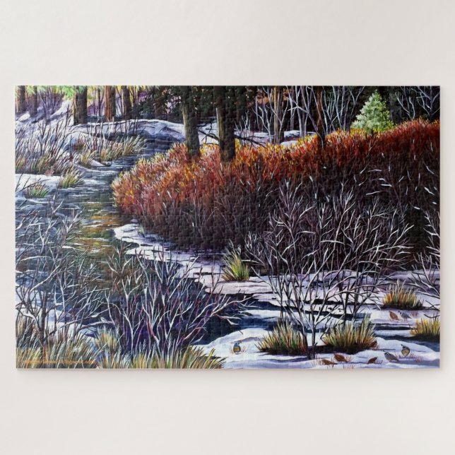 Quebra-cabeça Vida ao longo do riacho (Horizontal)