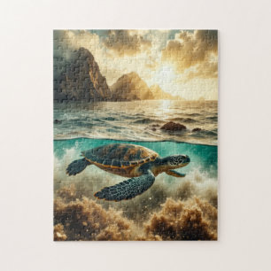 Quebra-cabeça Vida das Tartarugas do Mar
