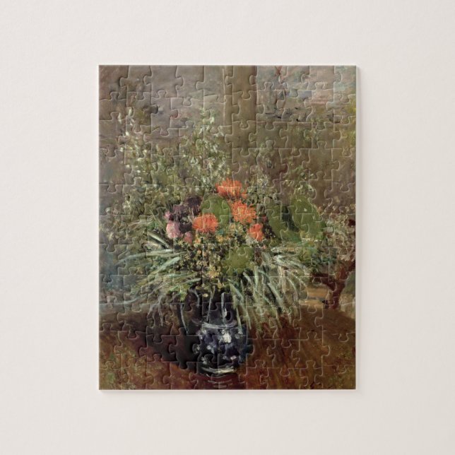 Quebra-cabeça Vida de Alfred Sisley | ainda de flores selvagens (Vertical)