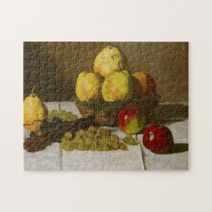 Quebra-cabeça Vida Estática com Ursos e Uvas Monet Fine Art