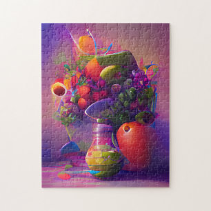 Quebra-cabeça Vida Estática no Estilo Abstrato