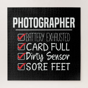 Quebra-cabeça Vida Fotógrafo - Lista de Verificação de Fotografi