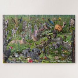 Quebra-cabeça Vida Selvagem de Quintal do Oeste