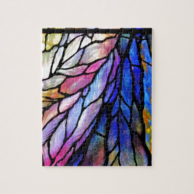 Quebra-cabeça Vidro Arrefecido, Tiffany - Estilo (Vertical)