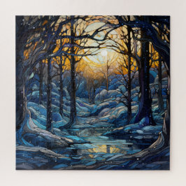 Quebra-cabeça Vidro De Inverno