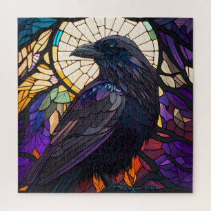 Quebra-cabeça Vidro escondido Raven, Familiar da bruxa, Grande