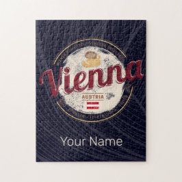 Quebra-cabeça Viena Áustria Vintage Capital Viennese Melange