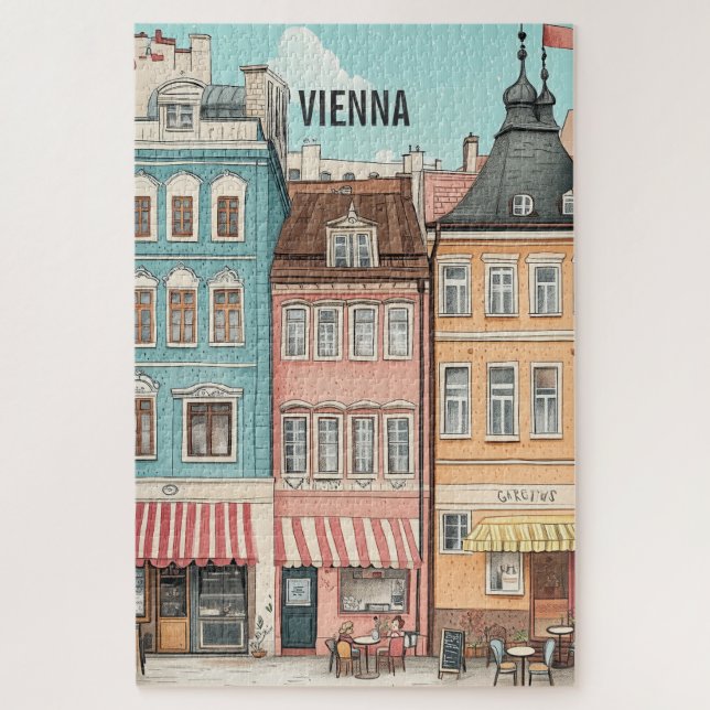 Quebra-cabeça Vienna Austria Travel (Vertical)