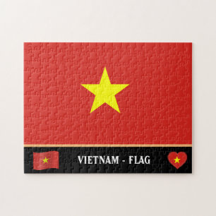 Quebra-cabeça Vietname Bandeira e país vietnamita / Vietname