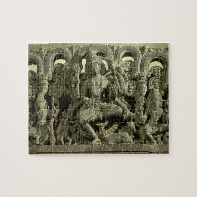 Quebra-cabeça Viga que descreve a trindade: Siva, Brahma e Vis (Horizontal)