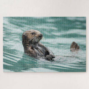 Quebra-cabeça Vigiando a lontra marítima