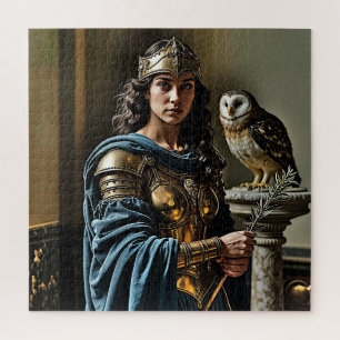 Quebra-cabeça Vigília Silenciosa de Minerva - Deusa Romana