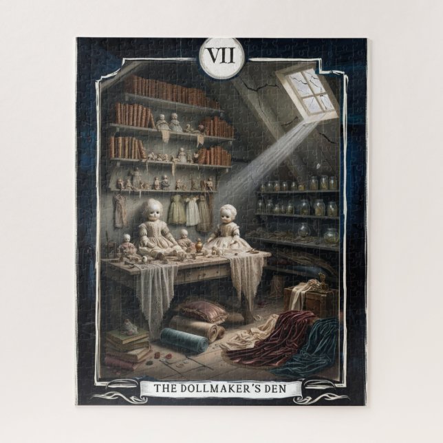Quebra-cabeça VII O Den do Dollmaker - Não apenas bonecos, Tarot (Vertical)