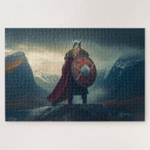 Viking Escandinavo em Cota de Malha Visualizando F