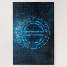 Quebra-cabeça Viking Rune Circle Jigsaw Puzzle