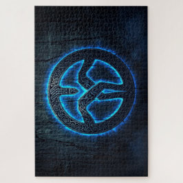 Quebra-cabeça Viking Rune Circle Jigsaw Puzzle