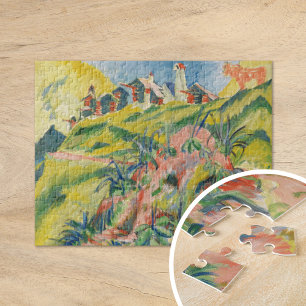Quebra-cabeça Vila das Montanhas Ernst Ludwig Kirchner