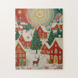 Quebra-cabeça Vila de Natal