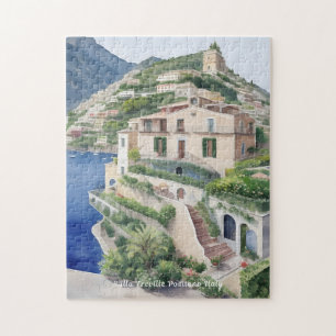 Quebra-cabeça Villa Treville Positano Itália Arte Exclusiva