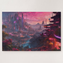 Quebra-cabeça Ville cyberpunk