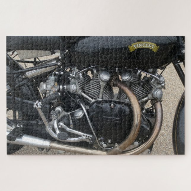 Quebra-cabeça Vincent Black Shadow. (Horizontal)