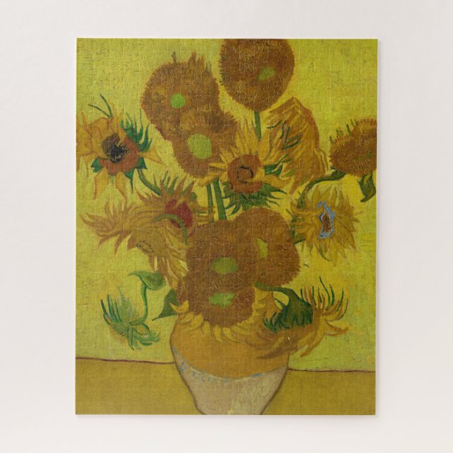 Quebra-cabeça Vincent Van Gogh 15 Sunflower Painting (Vertical)