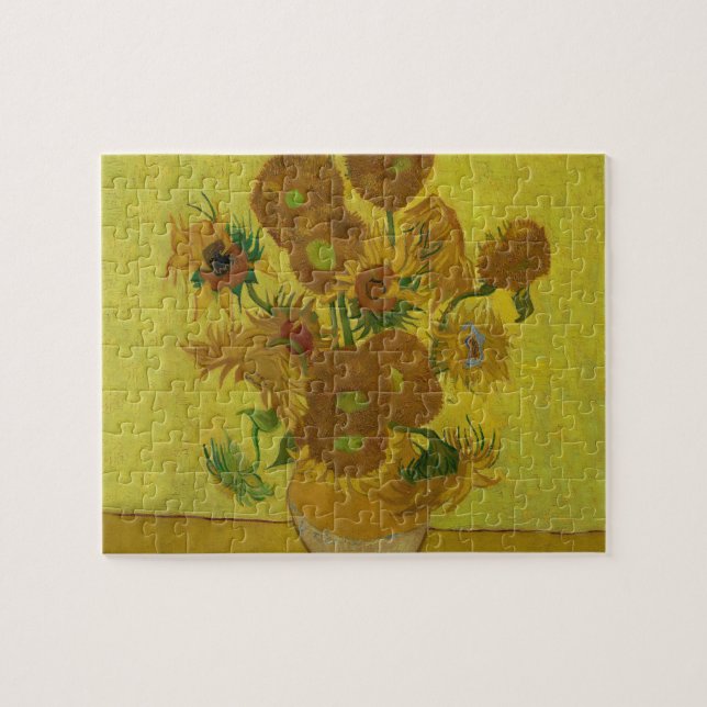 Quebra-cabeça Vincent Van Gogh 15 Sunflower Painting (Horizontal)