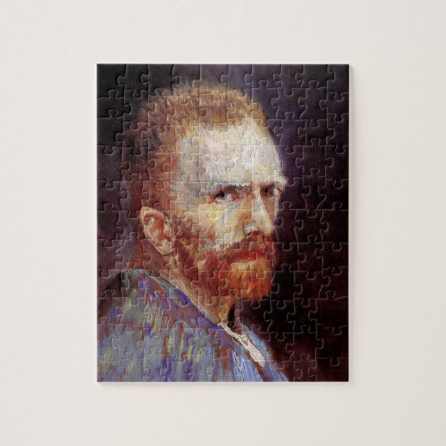 Quebra-cabeça Vincent Van Gogh - 1887 Autoretrato Pintura (Vertical)