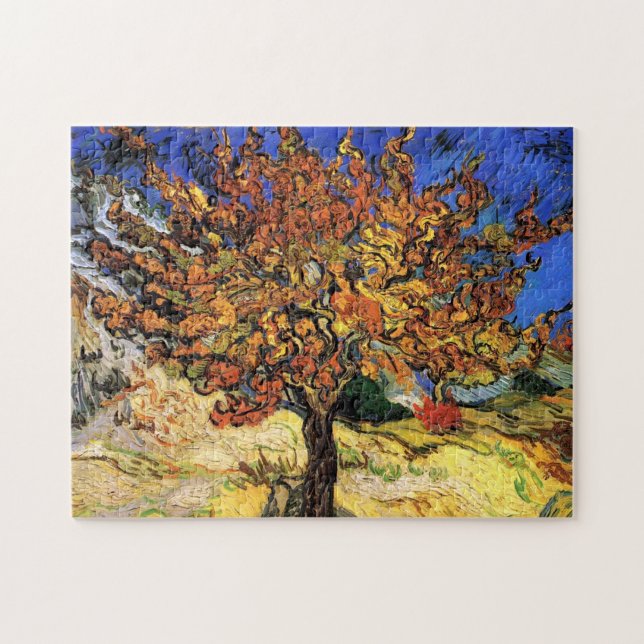 Quebra-cabeça Vincent Van Gogh - A Amoreira Arte Fina (Horizontal)