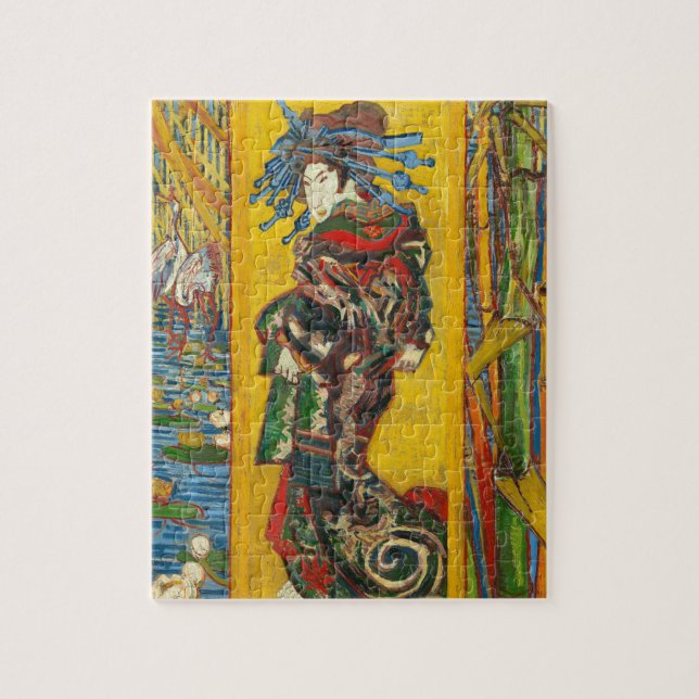 Quebra-cabeça Vincent Van Gogh A Cortesã após Eisen (Vertical)