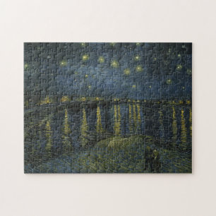 Quebra-cabeça Vincent Van Gogh, A Noite Estrelada Sobre o Ródano