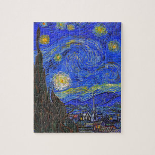 Quebra-cabeça Vincent van Gogh - a noite estrelado (1889)