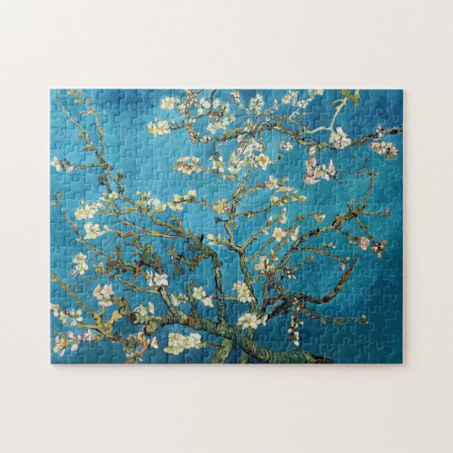Quebra-cabeça Vincent van Gogh, Almond Tree florescente (Horizontal)