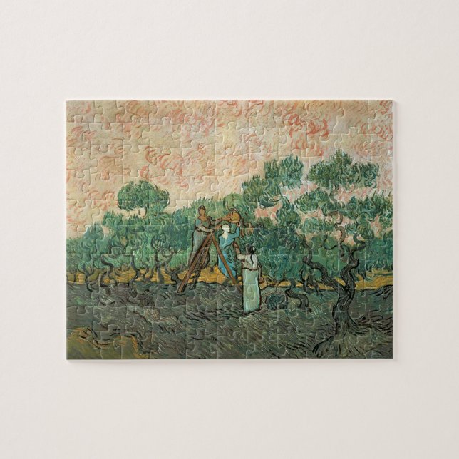 Quebra-cabeça Vincent van Gogh | as máquinas desbastadoras (Horizontal)