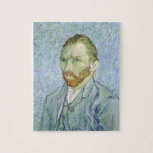 Quebra-cabeça Vincent van Gogh - Autorretrato de Van Gogh em Azu
