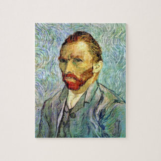Quebra-cabeça Vincent Van Gogh - Autorretrato Verde Arte Fino