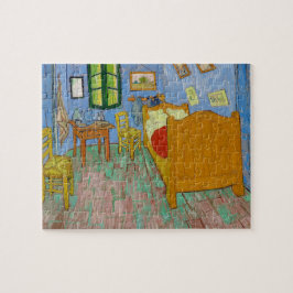 Quebra-cabeça Vincent Van Gogh Bedroom. Impressionismo arte de s