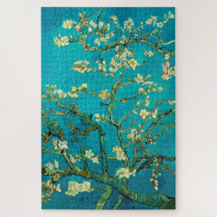 Quebra-cabeça Vincent Van Gogh Blossoming Almond Tree Arte Flora