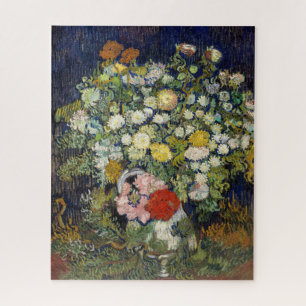 Quebra-cabeça Vincent van Gogh - Buquê de Flores em um Vase