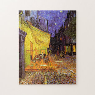 Quebra-cabeça Vincent Van Gogh Cafe Terrace À Noite Em Belas Art