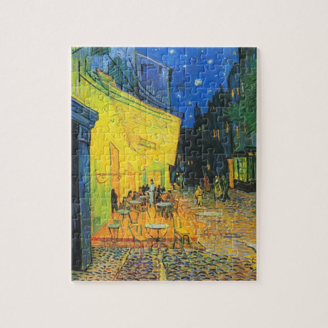 Quebra-cabeça Vincent Van Gogh Cafe Terrace At Night Fine Art (Vertical)