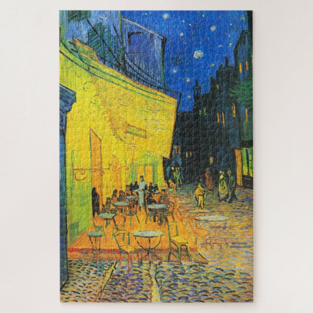 Quebra-cabeça Vincent Van Gogh Cafe Terrace At Night Fine Art (Vertical)