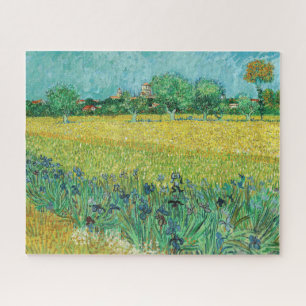 Quebra-cabeça Vincent van Gogh - Campo com irlandeses perto de A