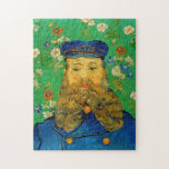 Quebra-cabeça Vincent Van Gogh - Carteiro Joseph Roulin<br><div class="desc">Retrato do carteiro Joseph Roulin / Joseph-Etienne Roulin,  le postier - Vincent Van Gogh,  abril de 1889</div>