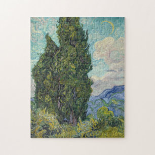 Quebra-cabeça Vincent van Gogh - Cyprestes